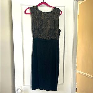 Tahari  Black Lace Dress